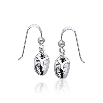 Y Coffee Bean Earrings TE612 - Jewelry